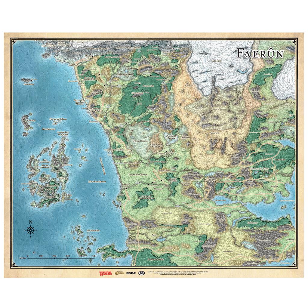 Dungeons Dragons Mapa De Faer N Asmodee Chile   20210204115300 7050 